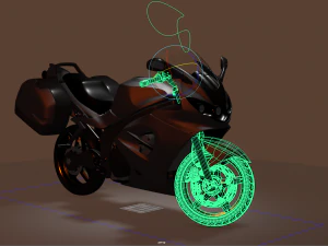 motocicleta11 Modelo 3D