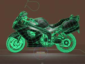 motocicleta11 Modelo 3D