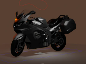 motocicleta11 Modelo 3D