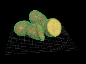 фрукти та овочі 2 3D Модель