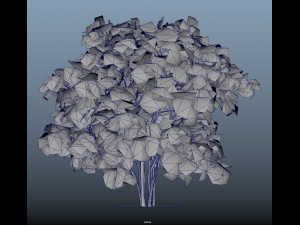 summer trees x21 3D Model