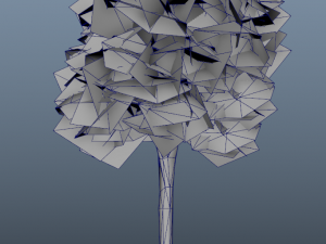 summer trees x21 3D Model