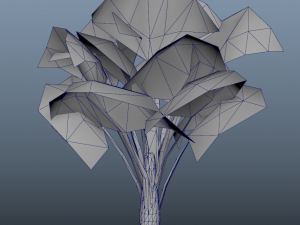 summer trees x21 3D Model