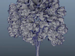 fall trees x11 3D Model