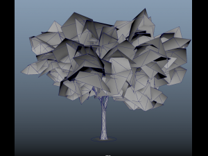 fall trees x11 3D 模型