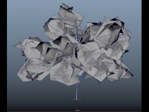 fall trees x11 3D 模型