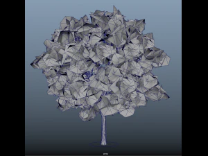 fall trees x11 3D Model