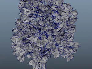 fall trees x11 3D Model