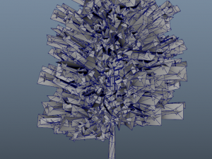 fall trees x11 3D 模型
