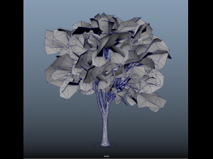 winter trees x8 Modelo 3D
