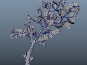 winter trees x8 Modelo 3D