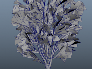 winter trees x8 Modelo 3D