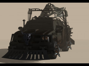 apocalyptic car 3D Model