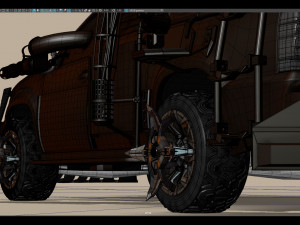 apocalyptic car 3D Model