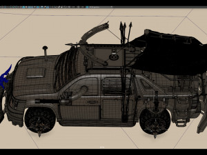 apocalyptic car 3D Model