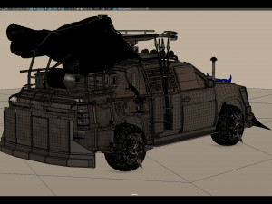 apocalyptic car 3D Model
