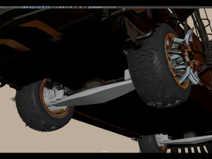 apocalyptic car 3D Model