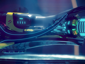 sci-fi motorcycle Modelo 3D