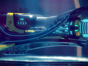 motocicleta de fic&ccedil;&atilde;o cient&iacute;fica Modelo 3D