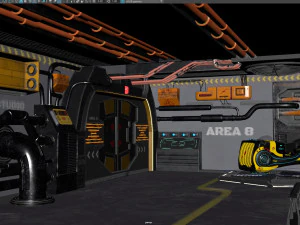 motocicleta de fic&ccedil;&atilde;o cient&iacute;fica Modelo 3D