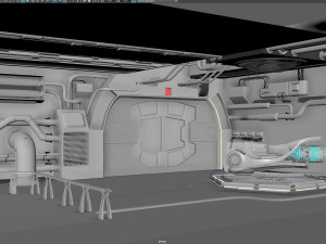 sci-fi motorcycle Modelo 3D