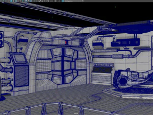 motocicleta de fic&ccedil;&atilde;o cient&iacute;fica Modelo 3D