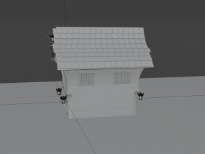 house stylized 3D Модель