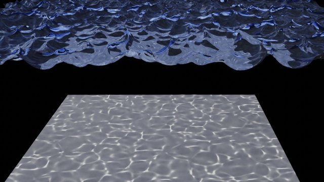 caustic with ocean modifier shader light path no voronoi node cycles Modèle 3D .c4d .max .obj .3ds .fbx .stl .blend 