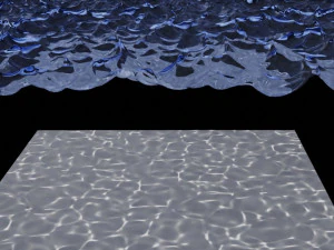 okyanus değiştiricili yakıcı g&ouml;lgelendirici ışık yolu, voronoi d&uuml;ğ&uuml;m d&ouml;ng&uuml;s&uuml; yok 3D Model