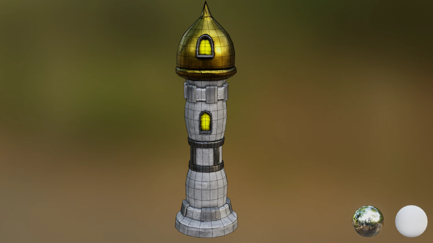 tower 3D Model .c4d .max .obj .3ds .fbx .stl .blend 