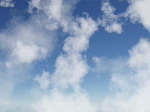 4 fa&ccedil;ons de faire des nuages ​​- Blender Modèle 3D