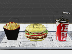 burguer 3D Model