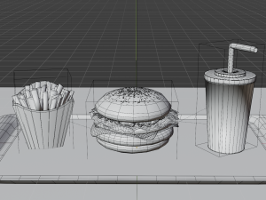 burguer 3D Model