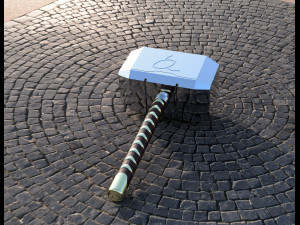 thor hammer Modelo de Impressão 3D