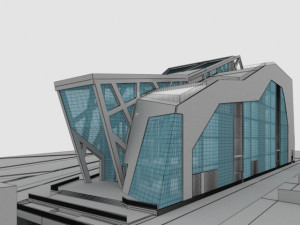 shopping mall 3D 모델