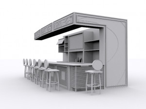 modern-classic bar 3D Модель