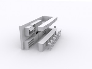 modern-classic bar 3D Модель