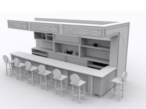 modern-classic bar 3D Модель