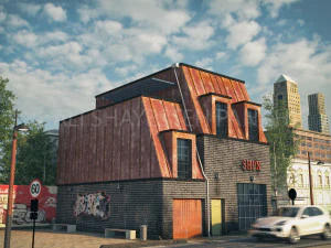 rusty building 3D Model