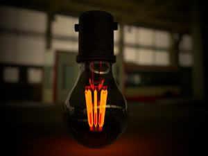 Edison led bubble lamp 3D 모델