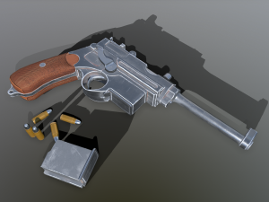 mannlicher m1896 3D मॉडल