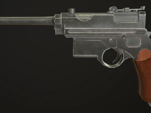 mannlicher m1896 3D Model