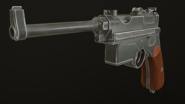 mannlicher m1896 3D मॉडल .c4d .max .obj .3ds .fbx .stl .blend 