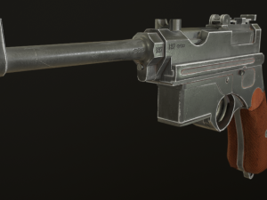 mannlicher m1896 Modèle 3D