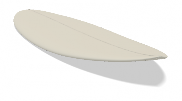 surfboard 57 3D Model