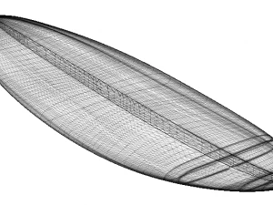 surfboard 57 3D Model