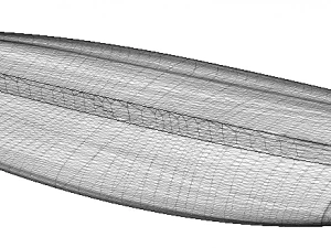 surfboard 57 3D Model