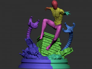 spiderman milles moralres 3D Print Model