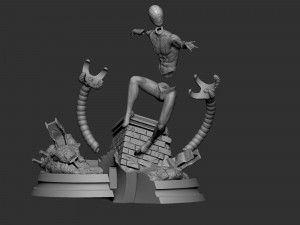 spiderman milles moralres 3Dプリントモデル