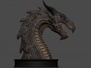 dragon bust 3D Print Model